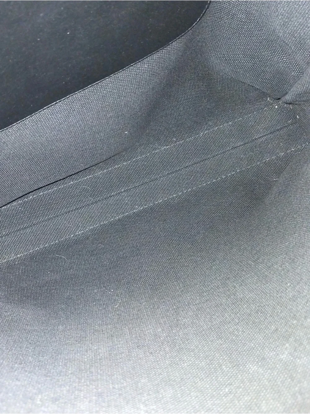 Jimmy Choo Black Canvas Tote Bag